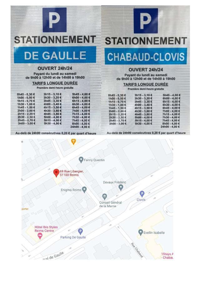 Roi soleil, face à la Cathédrale - 2G Apartamento Reims Exterior foto